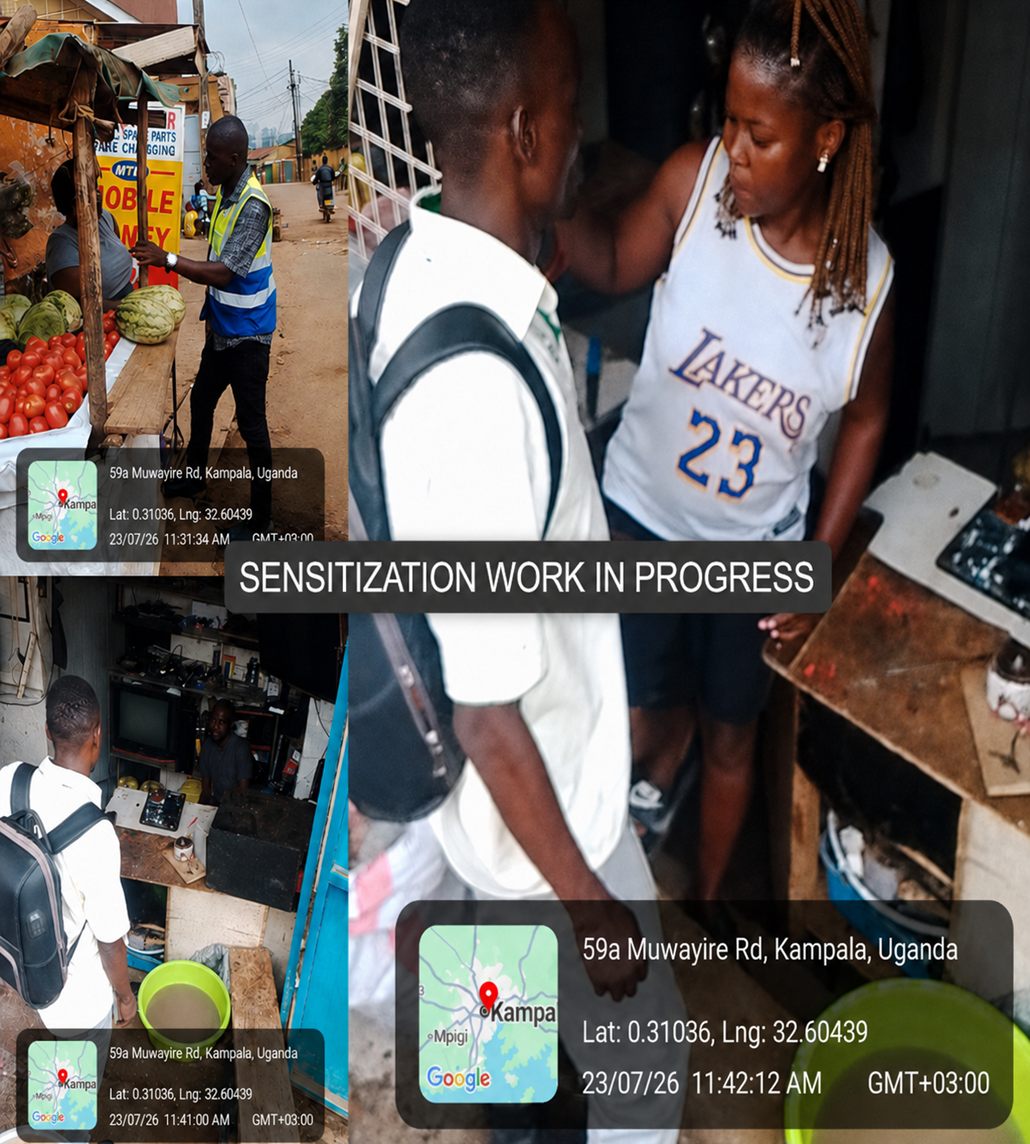 Community sensitization in progress
